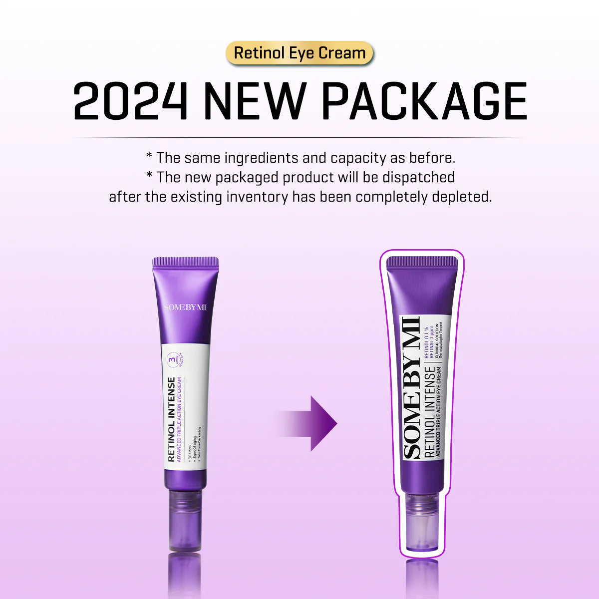 Crème contour des yeux triple action avancée au rétinol intense