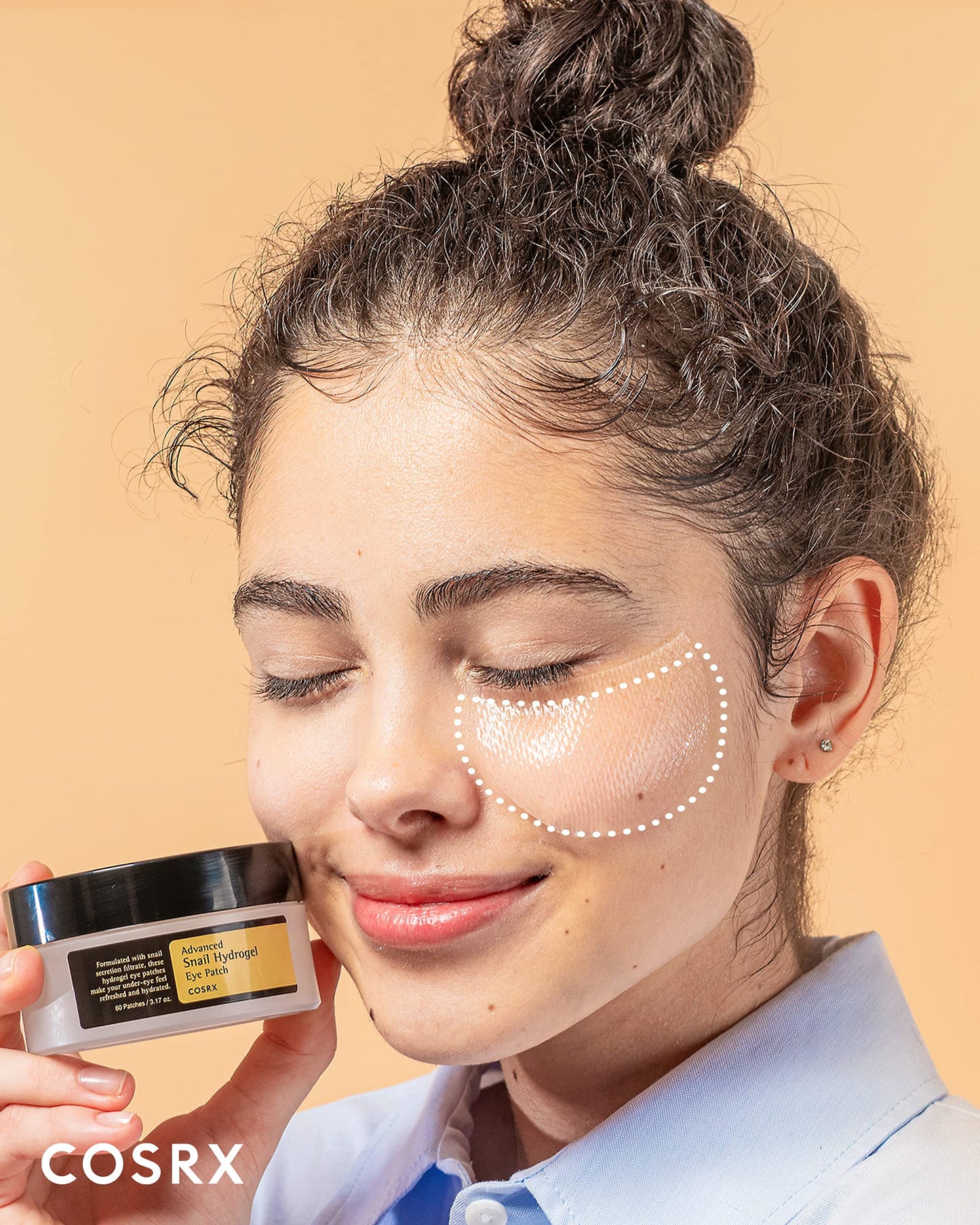 Patch hydrogel avancé pour les yeux à base d'escargot 60τμχ