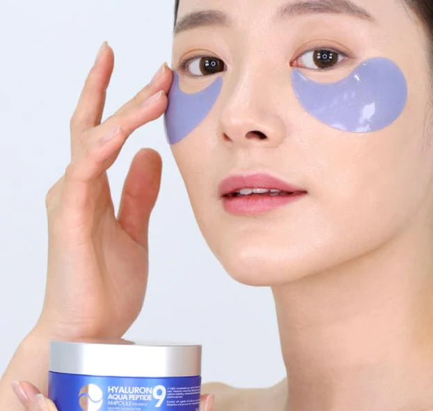 Patch pour les yeux en ampoules Hyaluron Aqua Peptide 9 60 μχ