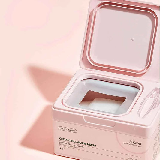 CICA Collagen Mask - Set of Firming Face Masks in a Sheet - 30pc