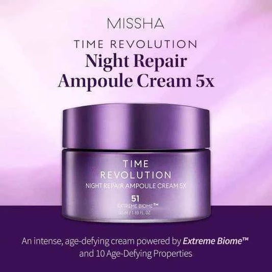 Time Revolution Night Repair Ampoule Cream 5x