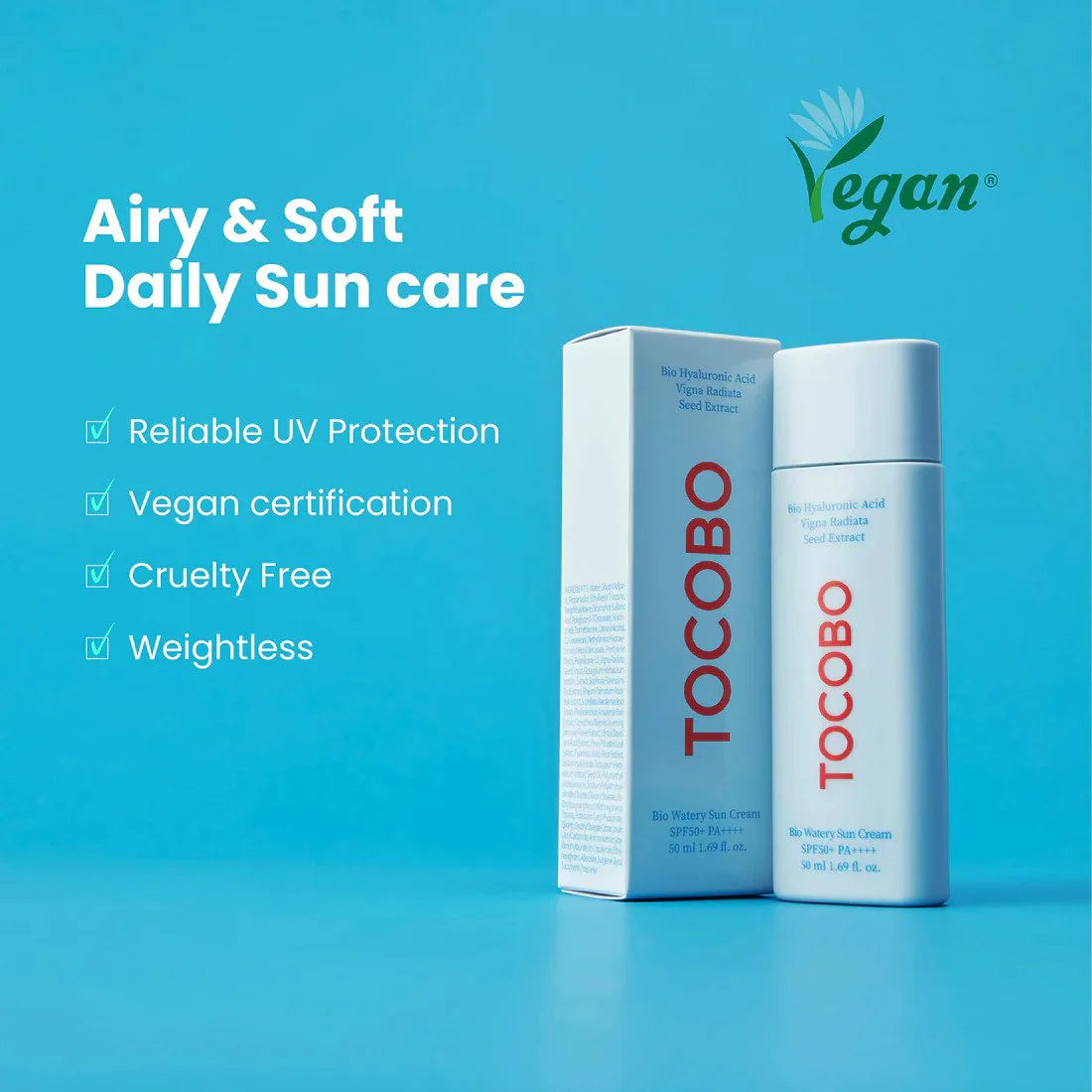 Bio Watery Sun Cream SPF50 PA++++ 50ml