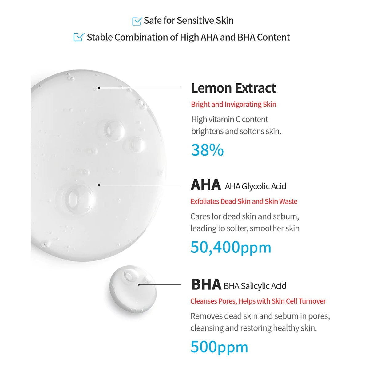 AHA BHA Lemon Toner 150ml