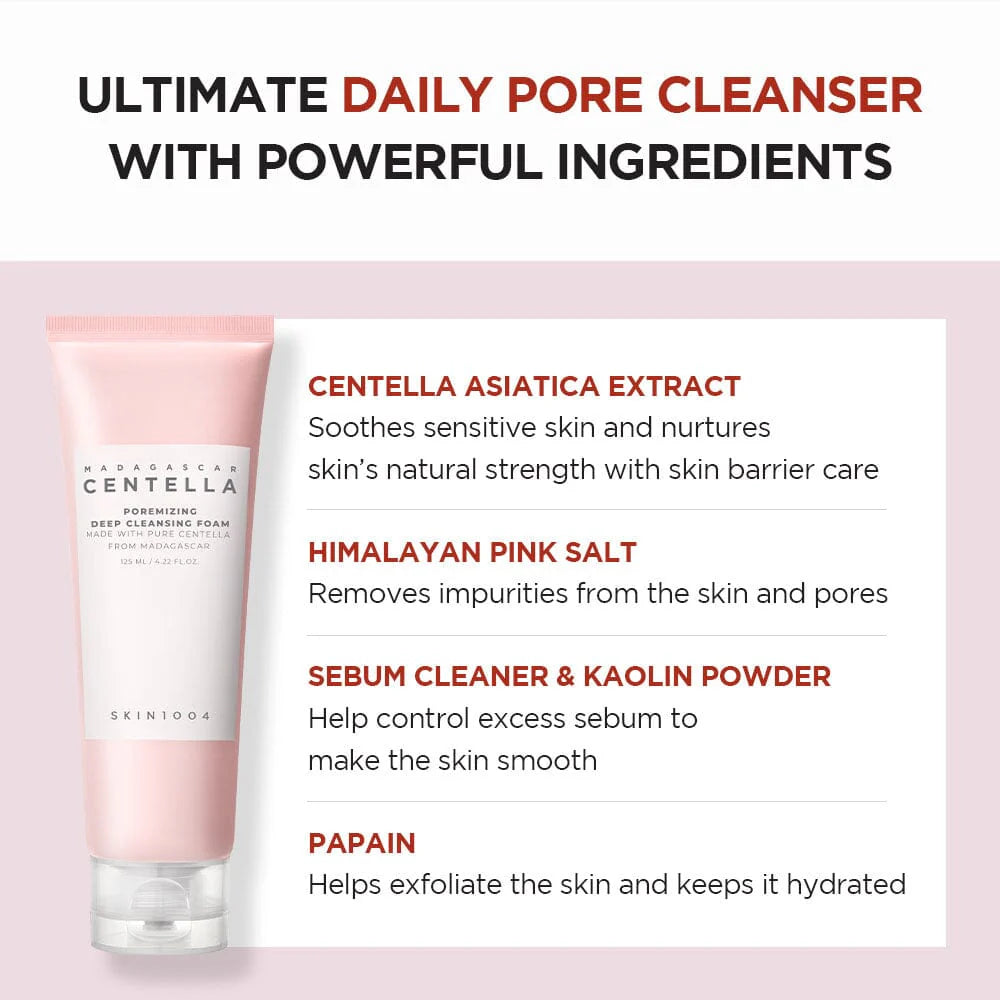 Madagascar Centella Poremizing Deep Cleansing Foam 125ml