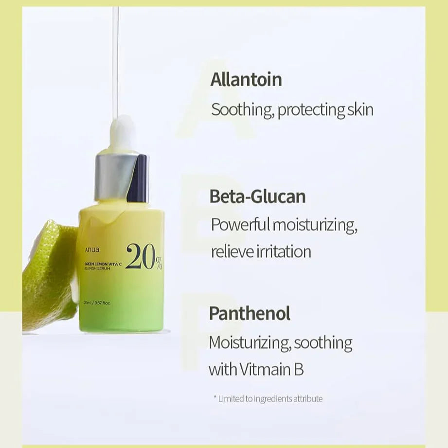 Green Lemon Vita C Blemish Serum 20ml