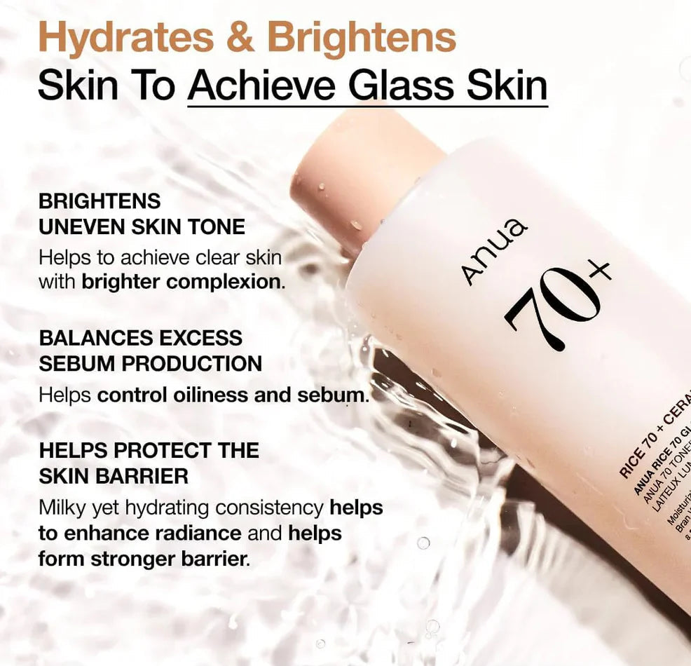 Rice 70 Glow Milky Toner 250ml