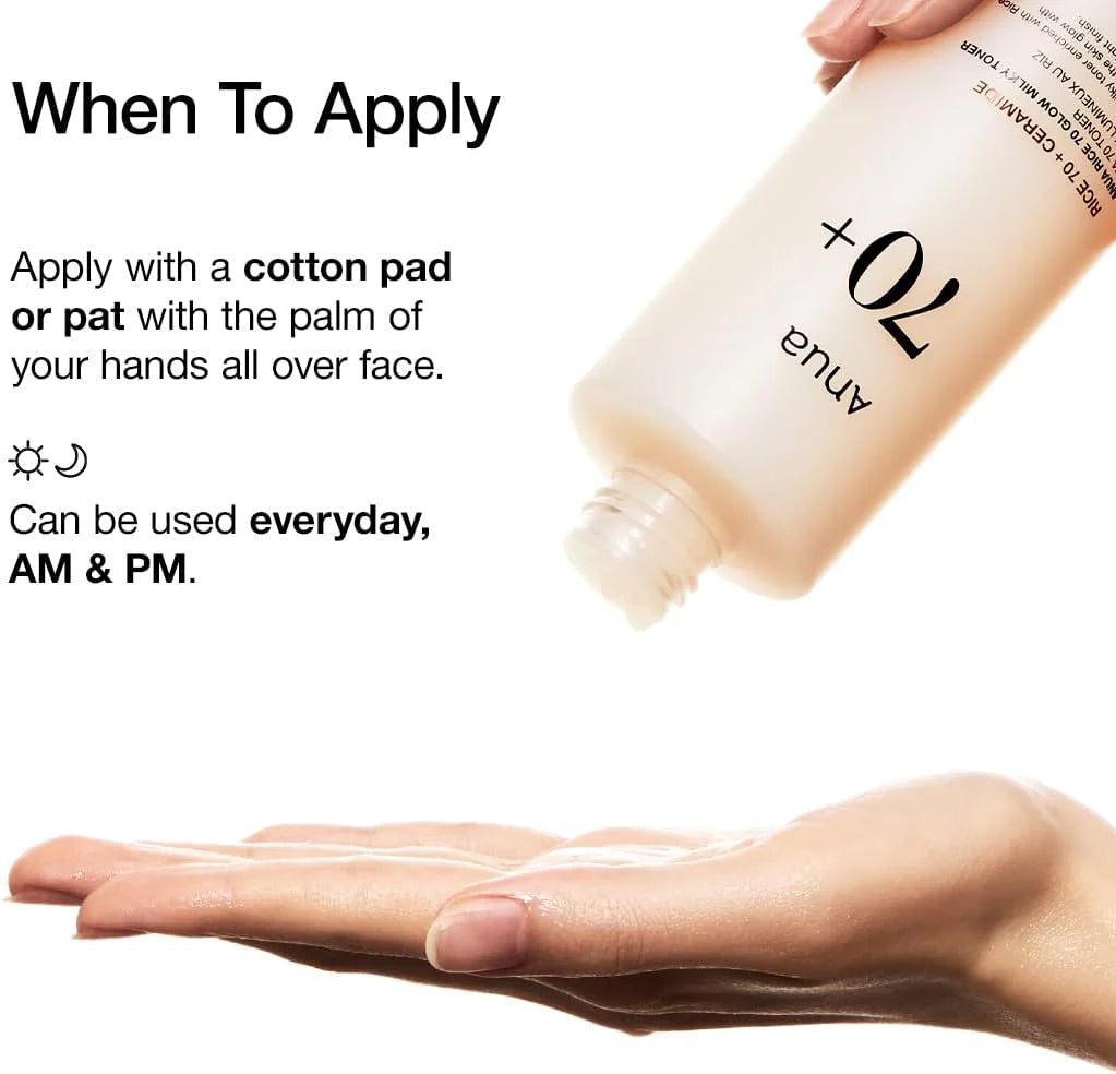Rice 70 Glow Milky Toner 250ml