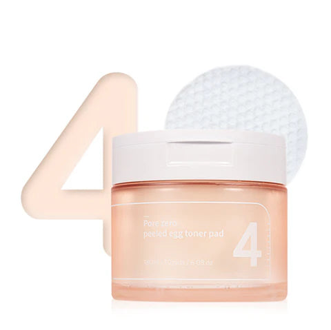No.4 - Pore Zero Peeled Egg Toner Pad 70τμχ