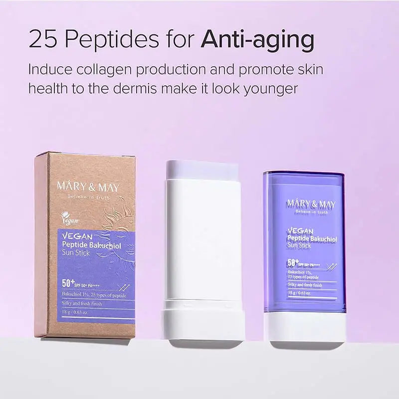 Vegan Peptide Bakuchiol Sun Stick SPF50+ PA++++ 18g