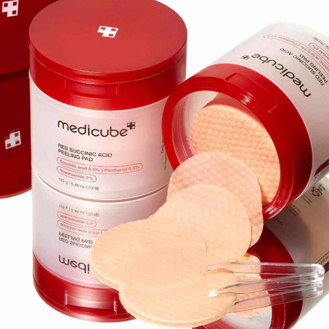 Red Succinic Acid Peeling Pad 70τμχ