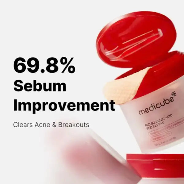 Red Succinic Acid Peeling Pad 70τμχ