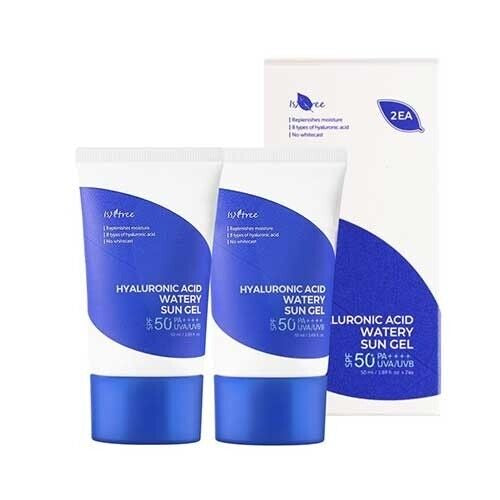 2 X Hyaluronic Acid - Watery Sun Gel SPF50+/PA++++ - 2 Τεμάχια αντηλιακό με 8 τύπους υαλουρονικού 50ml