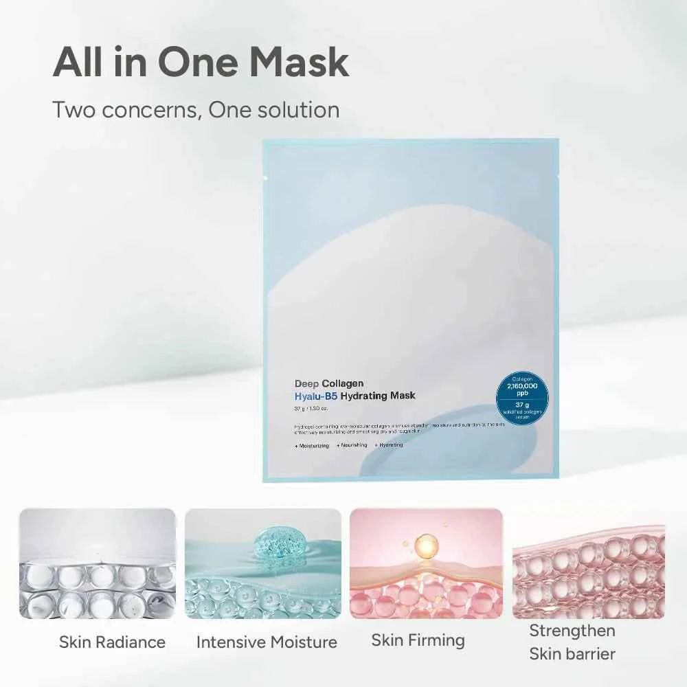 Deep Collagen Hyalu-B5 Hydrating Mask - Gel Μάσκα για ενυδάτωση 168 ωρών 36gr