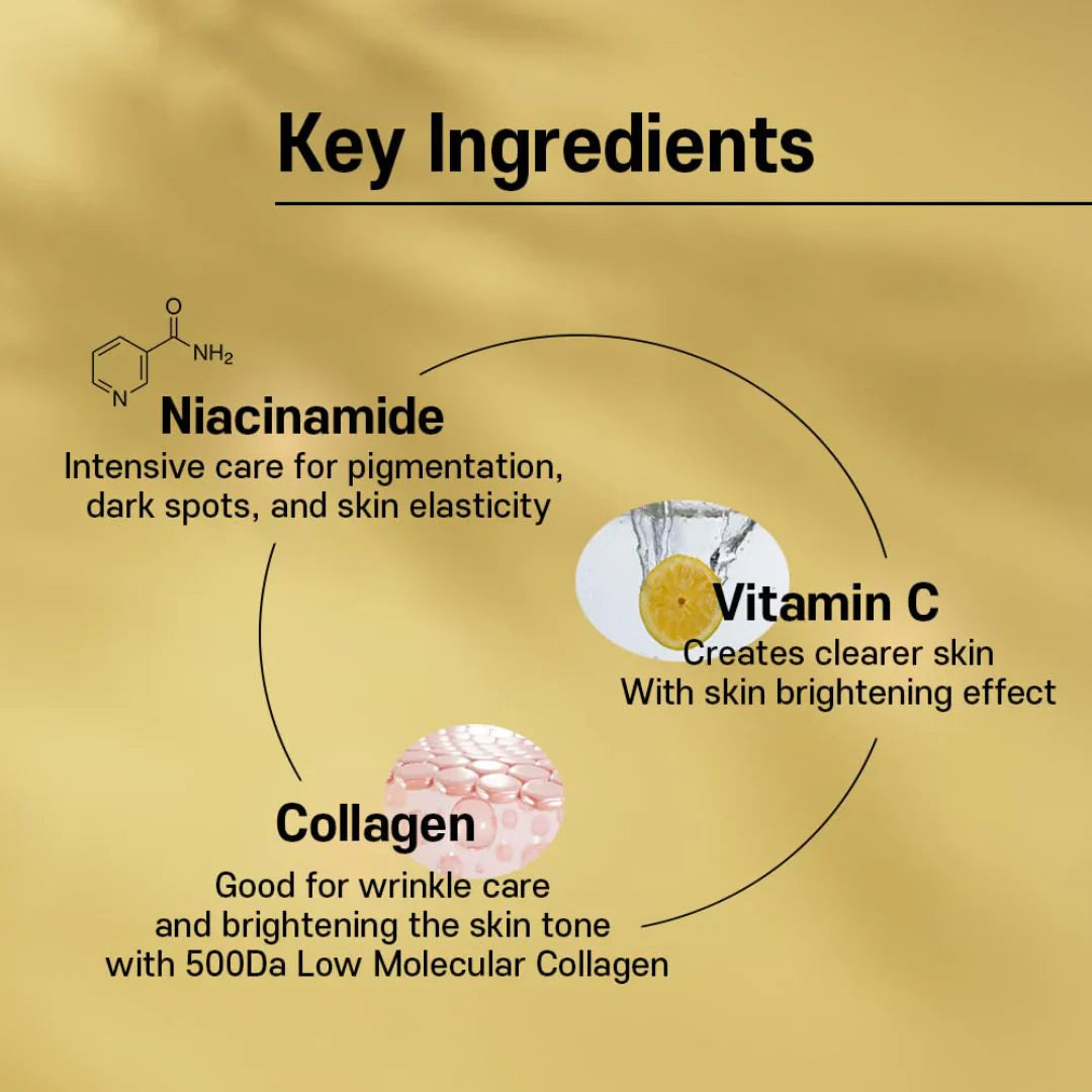 Deep Collagen Niacin Vita C Brightening Mask 37gr