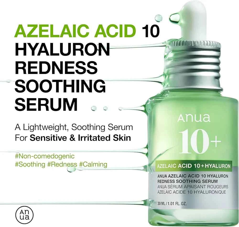 Azelaic Acid 10 Hyaluron Redness Soothing Serum 30ml