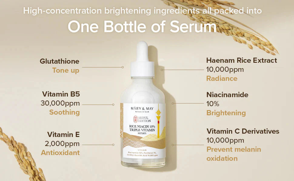 Rice Niacin 10% Triple Vitamin Serum 80ml