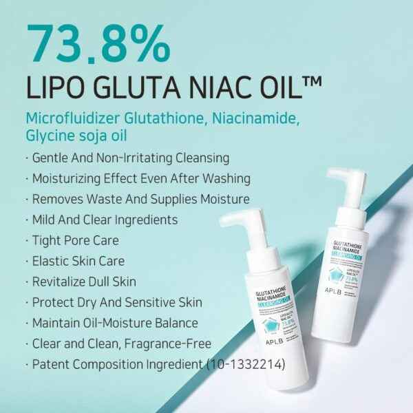 Glutathione Niacinamide Cleansing Oil 105ml