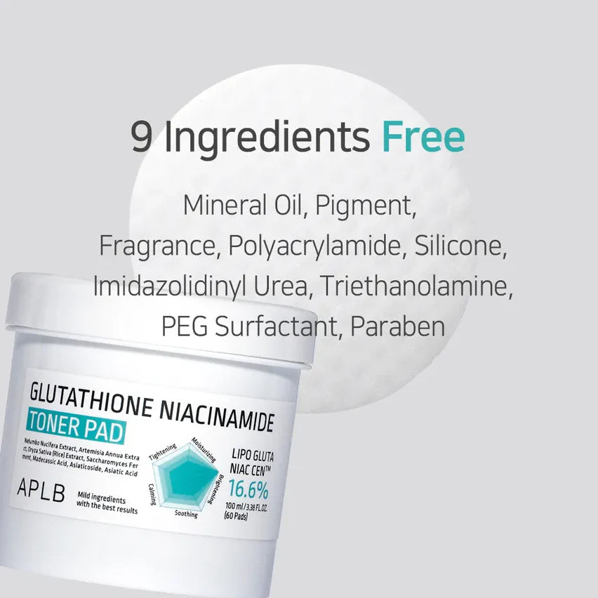 Glutathione Niacinamide Toner Pad 60τμχ