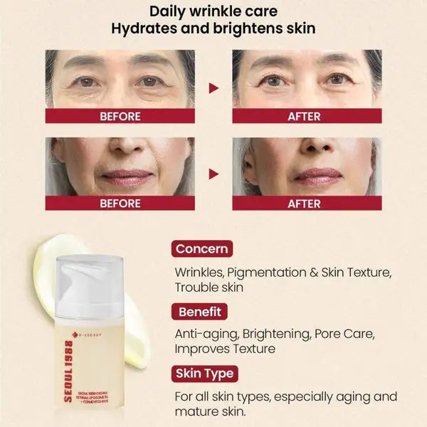 Cream : Retinal Liposome 1% + Fermented Rice 50ml
