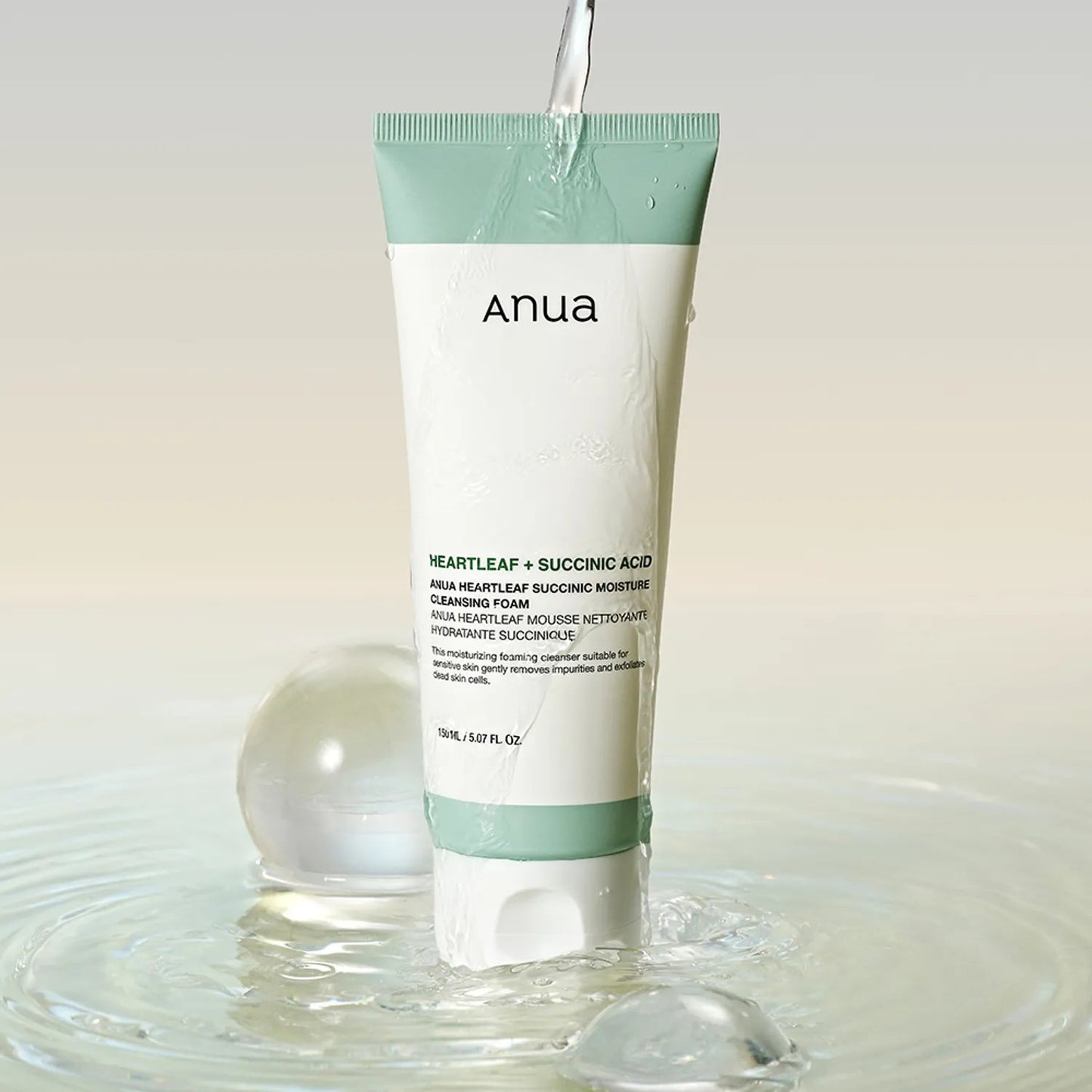 Heartleaf Succinic Moisture Cleansing Foam 150ml