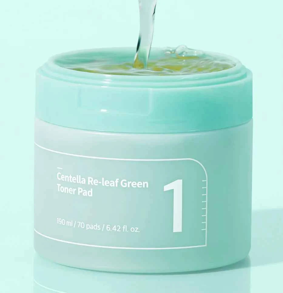 No.1 Centella Re-Leaf Green Toner Pad 70τμχ