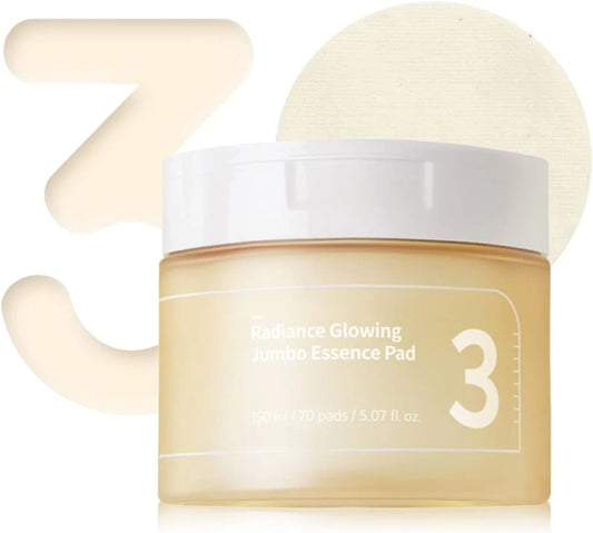 No.3 Radiance Glowing Jumbo Essence Pad 70pads