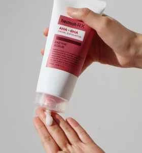 RX AHA + BHA Facial Exfoliator Enzyme Scrub