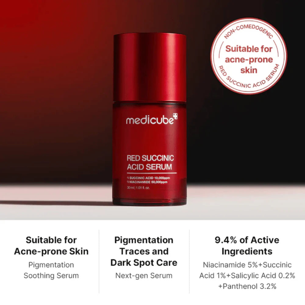 Red Succinic Acid Serum 30ml