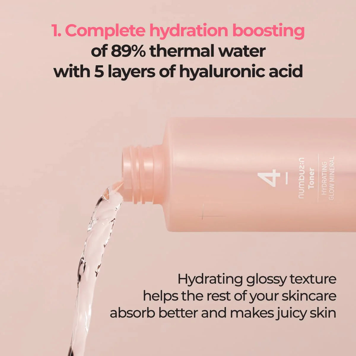 No.4 Hydrating Glow Mineral Toner – 200ml