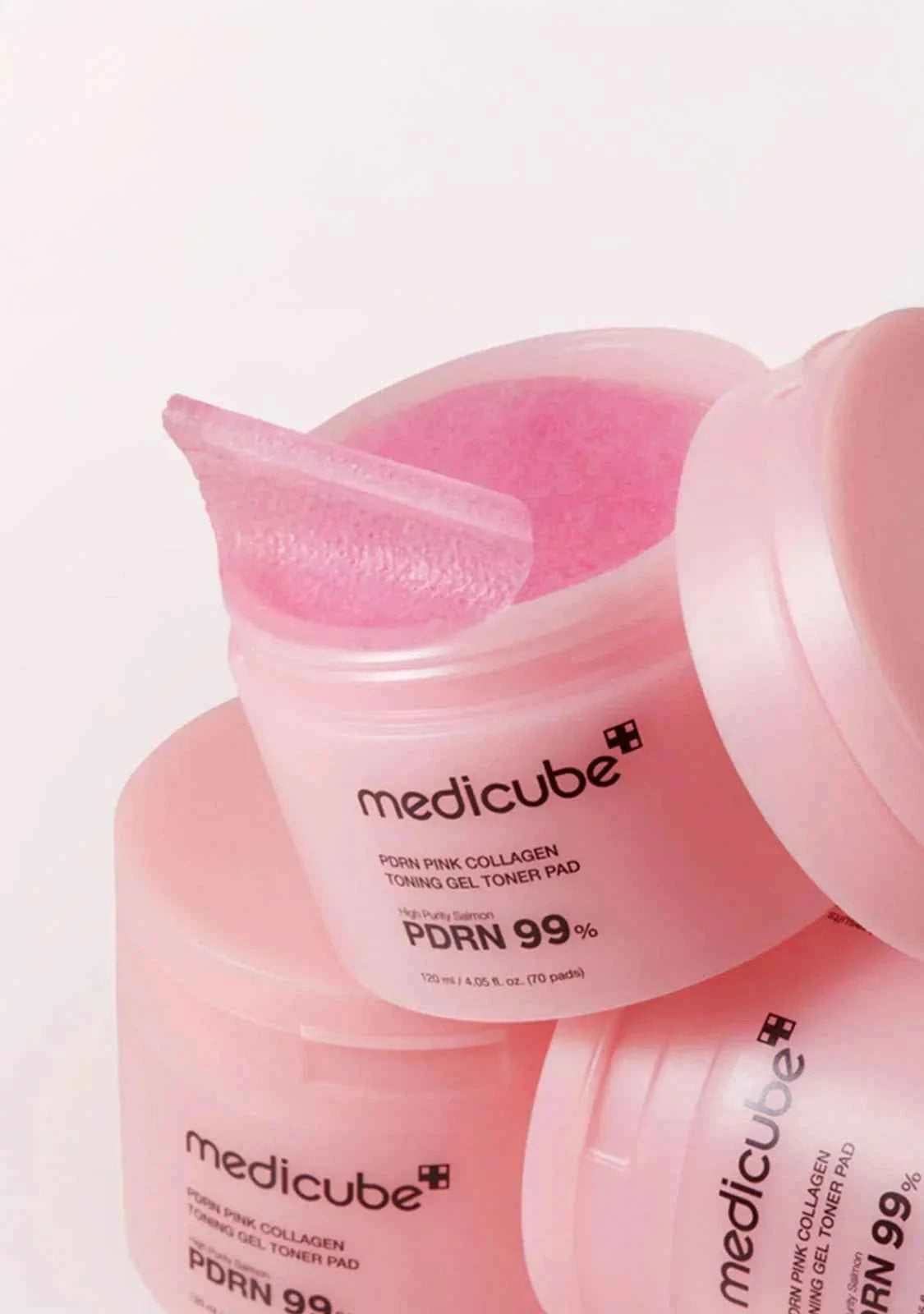 PDRN Pink Collagen Toning Gel Toner Pad 70τμχ