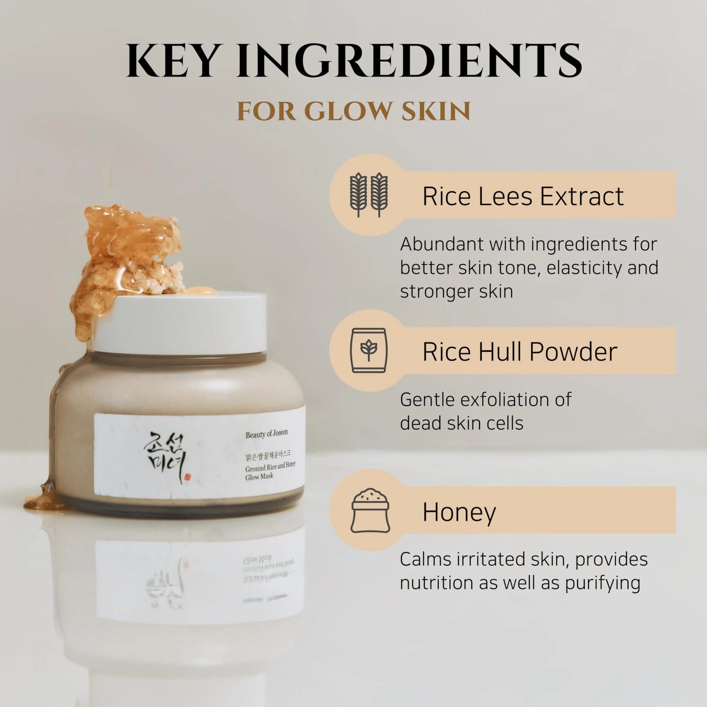 Ground Rice and Honey Glow Mask