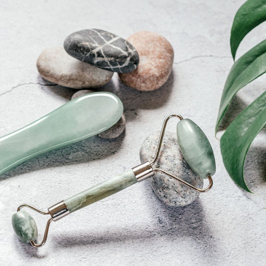 Green Jade roller massage