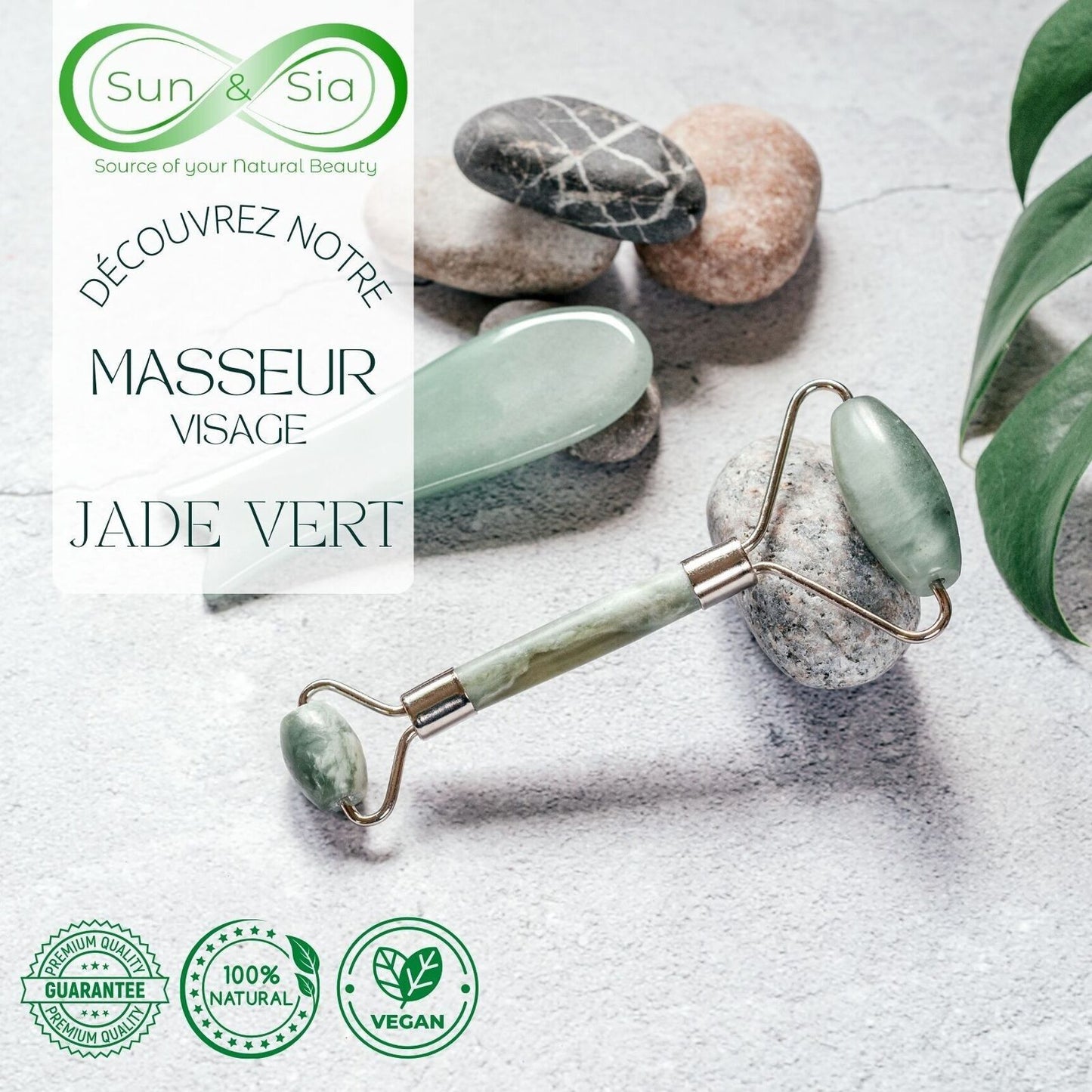 Green Jade roller massage