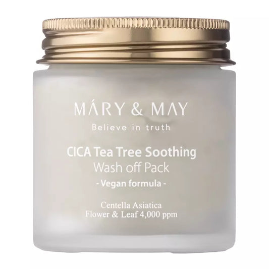 Mary&May - CICA Tea Tree Soothing Wash off Pack - Clay Mask - 125g