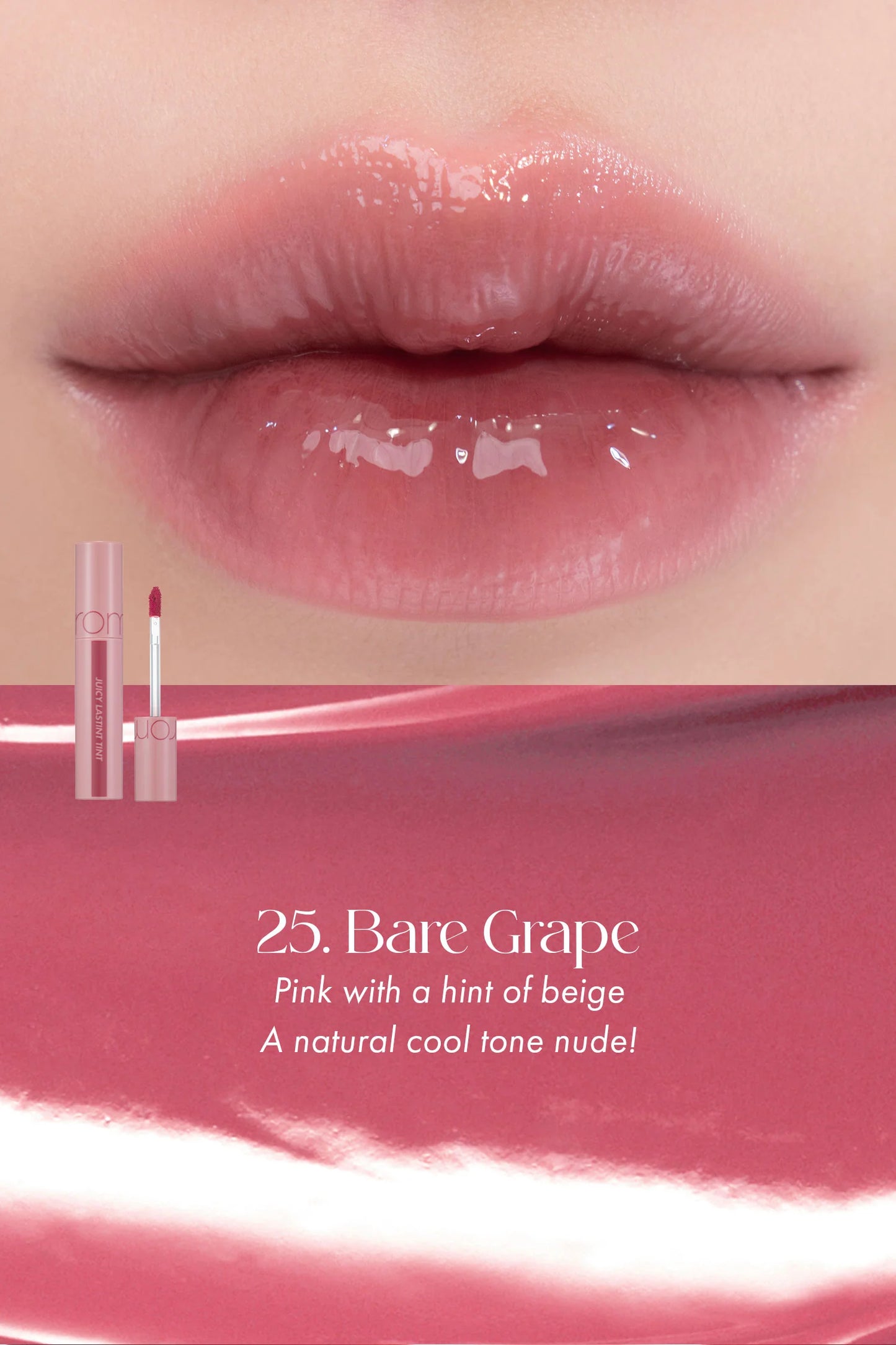 Juicy Lasting Tint - Lip Tint - 25 Bare Grape - 5.5g