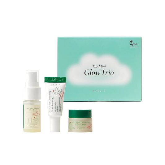 The Mini Glow Trio Toner 12 ml + Serum 5 ml + Cream 5 ml