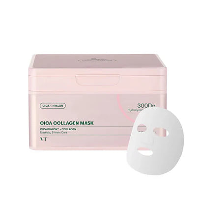 CICA Collagen Mask - Set of Firming Face Masks in a Sheet - 30pc