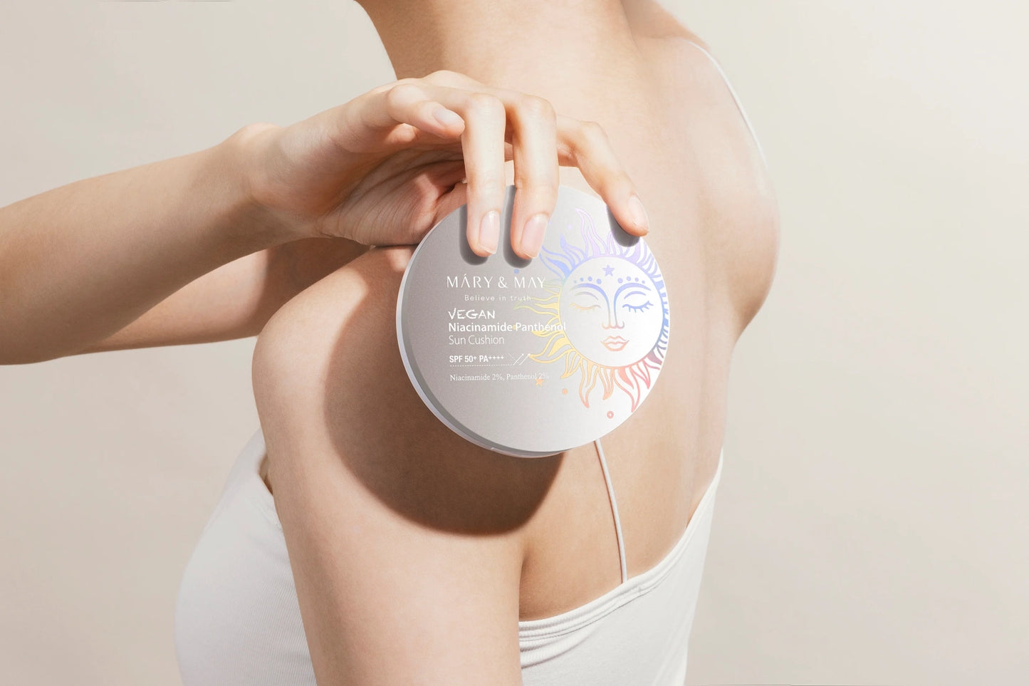 Vegan Niacinamide Panthenol Sun Cushion SPF50+PA++++ 25g