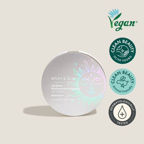 Vegan Niacinamide Panthenol Sun Cushion SPF50+PA++++ 25g