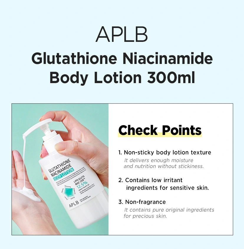 Glutathione Niacinamide Body Lotion 300ml