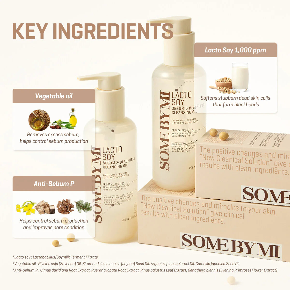 Lacto Soy Sebum & Blackhead Cleansing Oil 200ml