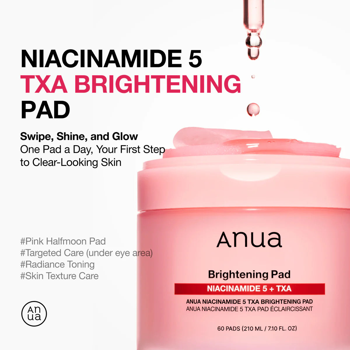 Niacinamide 5 TXA Brightening Pad 60τμχ