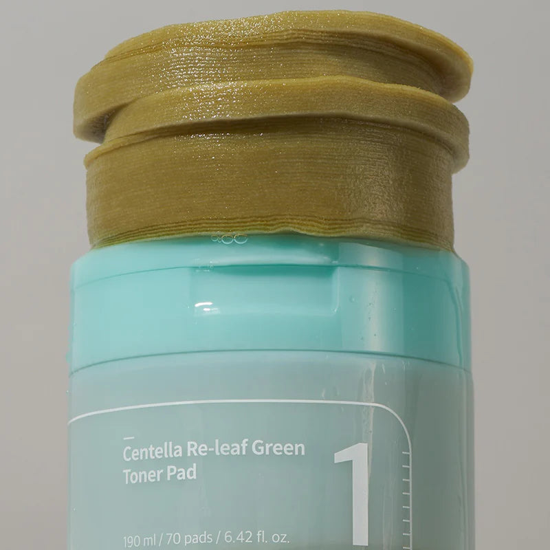No.1 Centella Re-Leaf Green Toner Pad 70τμχ