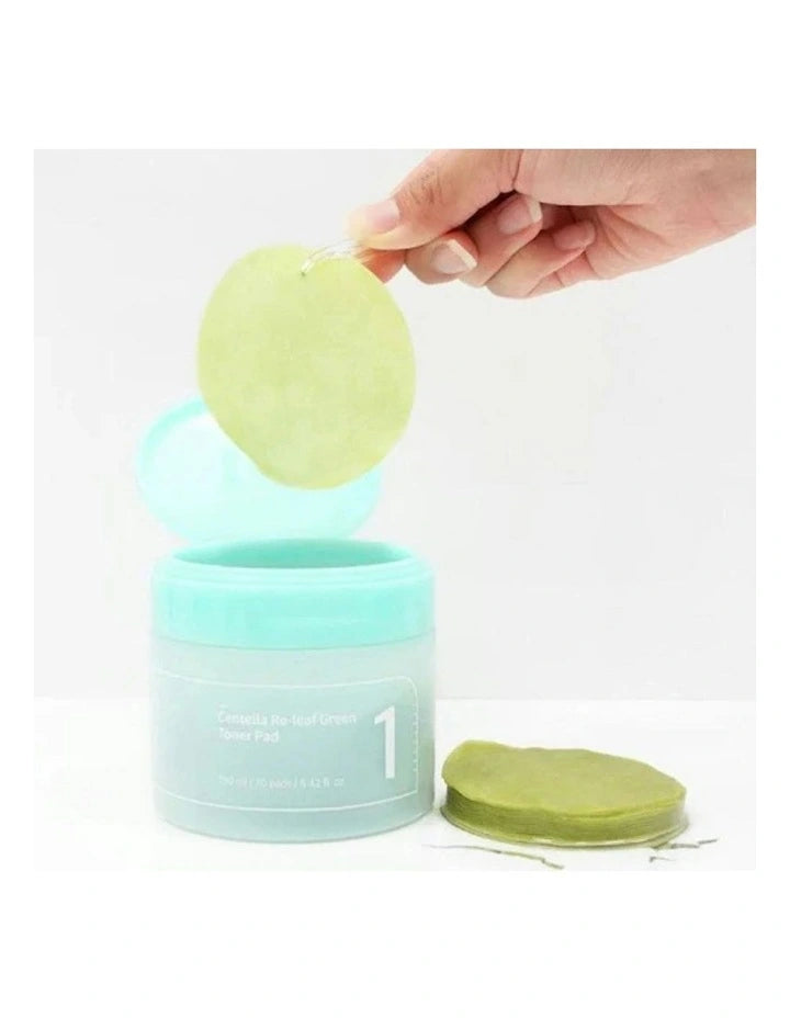 No.1 Centella Re-Leaf Green Toner Pad 70τμχ