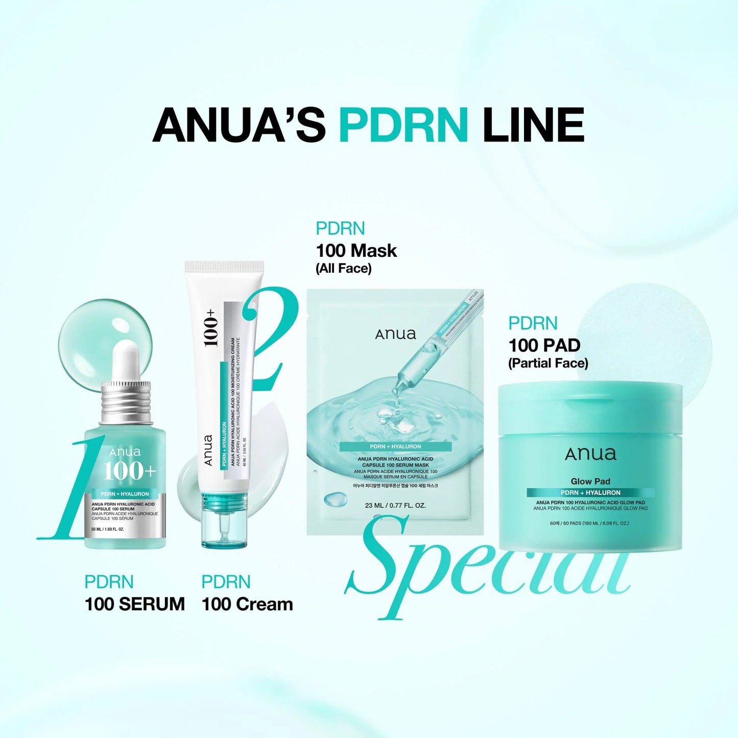 PDRN Hyaluronic Acid Capsule 100 Serum Mask 23ml